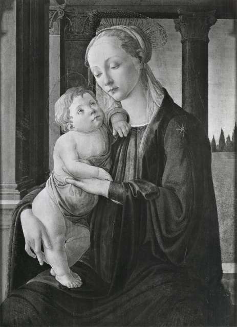 National Gallery of Art, Washington — Botticelli. Madonna and Child — insieme